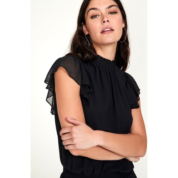 1.State Flutter Sleeve Dress - Picture 5 of 6